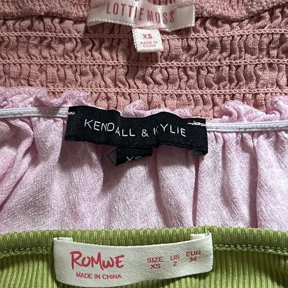 Collection of Juniors Style Crop Tanks Lottie Moss Hollister Me to We and More - Picture 14 of 15